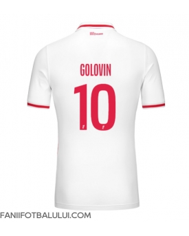 AS Monaco Aleksandr Golovin #10 Tricou Fotbal Replică 2024-25 Barbati Acasa